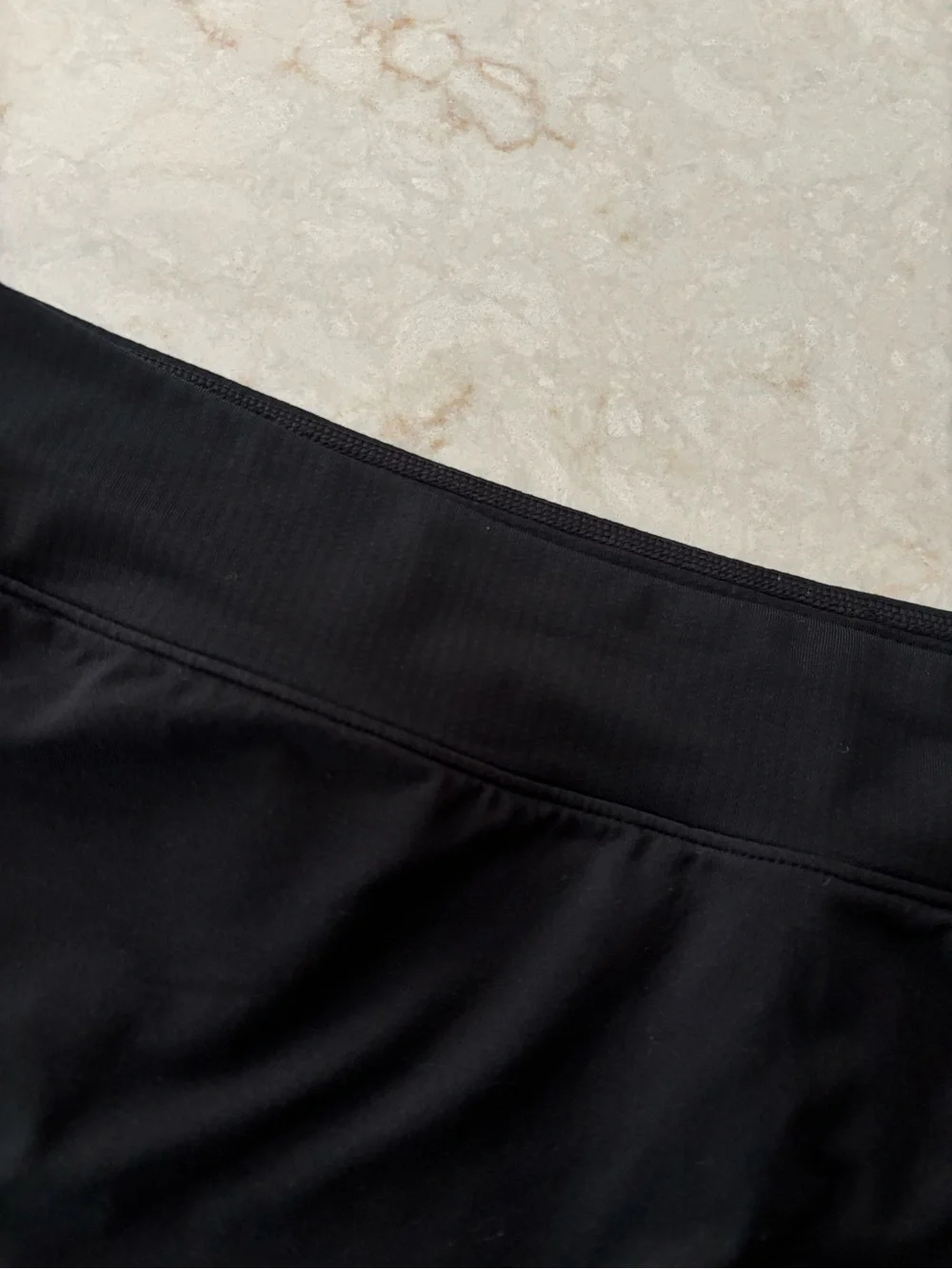 Nike Black Athletic Skort with White Swoosh